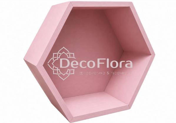 Кашпо Сота розовое 30*30*10см 